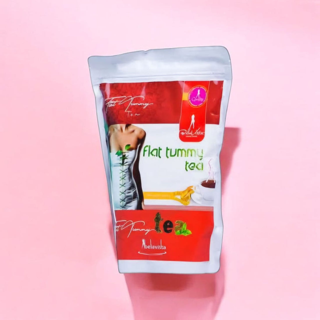 Natural detox tea with moringa and lotus leaf