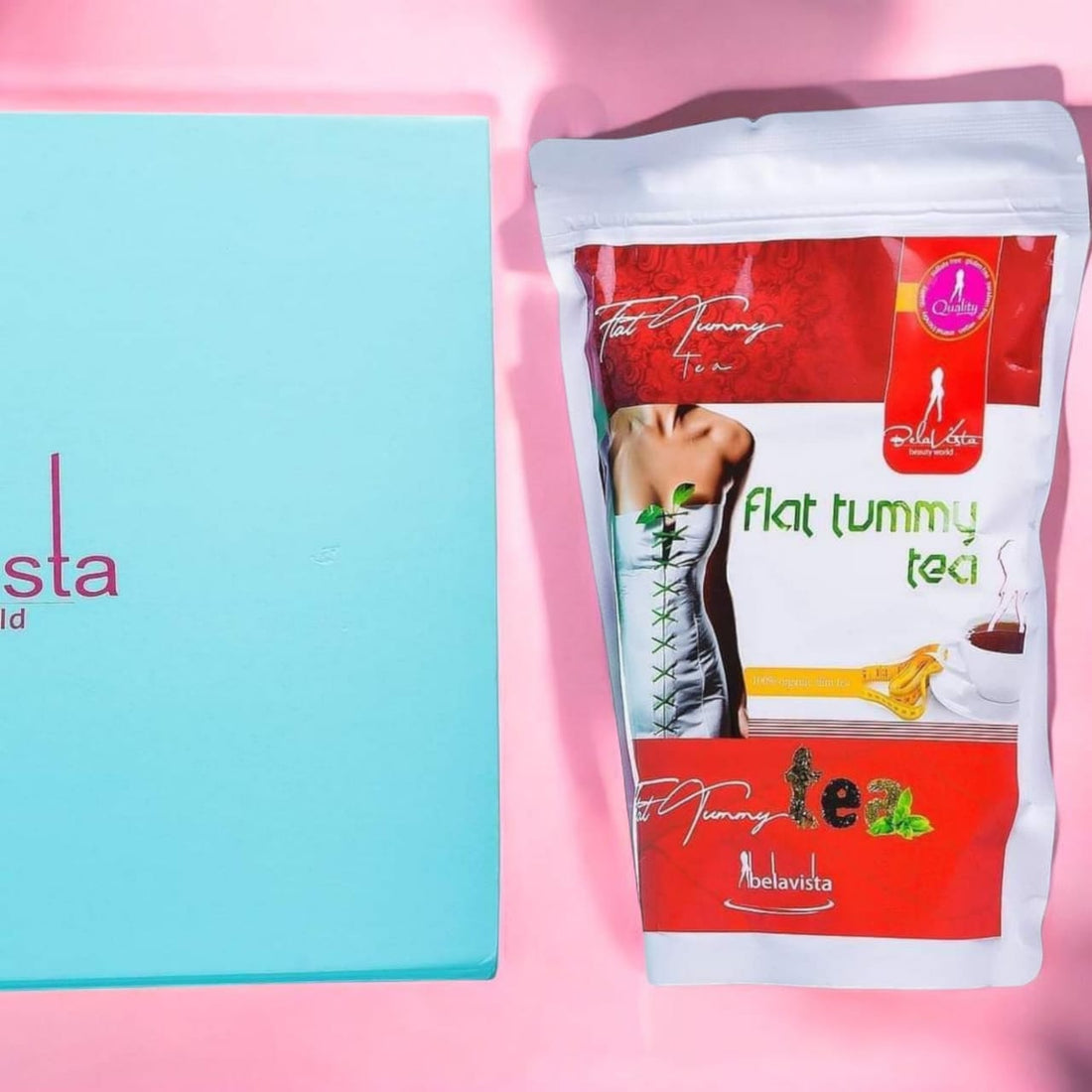 Natural detox tea with moringa and lotus leaf